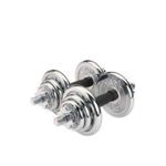 product_image_name-Generic-10 Kg Adjustable Chrome Dumbell weight training sets for home/office/gym workout-2