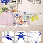 product_image_name-Generic-Clothes Drying Rack - Heavy Duty Flat Mesh Drying Rack for Bed Linens, Clothes, Scarves-4