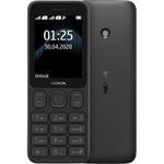 Nokia 125 Dual SIM 2.4inc Display - Wireless FM Radio - Black