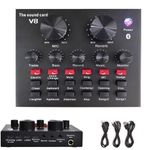 V8 Live Sound Card External Audio Interface