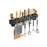 product_image_name-Generic-Wall Mounted and Punch Free Multifunctional Kitchen Knife Storage Rack -2