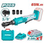 TOTAL  Cordless drive ratchet 20v 65Nm