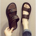 male indoor outdoor strap sandals