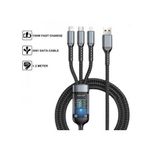 product_image_name-Generic-Super Fast Mobile Phone Charging Cable 3 In 1 - TDA-218-1
