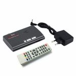 Digital TV Combo Box with Vga HDMI & Av - DVB - T2 - Grey