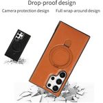 product_image_name-Generic-Premium Magnetic Leather Samsung S23 Ultra Back Cover with Stand – Elegant, Shockproof & MagSafe Compatible-6