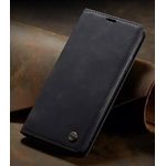 product_image_name-Generic-Oppo A3x Black Retro Flip Wallet Suede Leather Cover, Card Slots Protection, Magnetic Closure Protection, All-Round Protection with Card Holder, and Foldable Stand-1