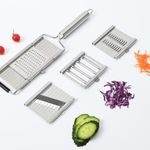 product_image_name-Generic-New Generation 4-in-1 Stainless Steel Multiple Grater – 4 Interchangeable Blades-3