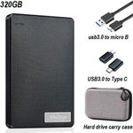 product_image_name-GtyGo-Portable External Hard Disk 320 GB USB3.0 High Speed Handcrafted Fabric Surface-1