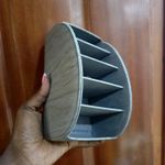 product_image_name-Generic-PU Leather Remote Control Holder Storage – Multi-Compartment Desktop Organizer for Remotes & Accessories-1