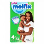 Molfix  Day & Night Pants Size 4 (9-15kg) 64 Count
