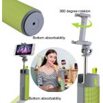product_image_name-Generic-GREEN Multi Functional Wireless Speaker With Selfie Stick , Power Bank, Flashlight High Quality Speaker-RED-6