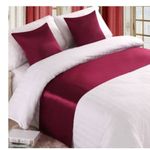 product_image_name-Generic-Satin Bed Runners + 2 Throw Pillow Covers- KING SIZE-5