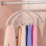product_image_name-Generic-5 Holes Scarf Hanger Tie Belt Rack Holder - 5 Pcs-5
