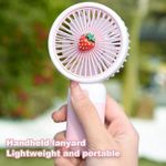product_image_name-Generic-2 IN 1 Mini Fan Mini Usb Rechargeable Handheld  Portable mini Fan -1