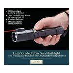 3-in-1 Rechargeable Self-Defense Electric Shock Laser Pointer Torch