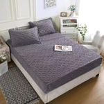 Jacquard Sherpa  fleece blanket 6X7