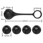 product_image_name-Generic-Black Male Glans Penis Dumbbell Exercise Trainer Training Balls-5