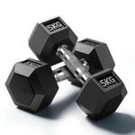 product_image_name-Generic-Hexagon Rubber Coated Dumbbell 5kg-3