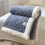 product_image_name-Generic-Woolen Fleece Blanket Large 6x7 ft Soft Warm Cozy Blanket-2