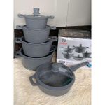 product_image_name-Generic-Bosch 11 PCS Non-Stick Cookware Set with Silicone Lid-4