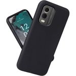 Case for Nokia C32 Case- Frosted Black Thin Soft Silicone Phone Case