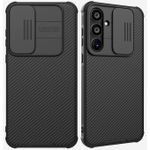 product_image_name-Nilkin-Samsung Galaxy A55 5G CamShield Pro Case, Slim Fit Shockproof Case Slide Camera Cover Lens Privacy Protection Premium Military-Grade Protection in Black-1