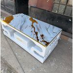 Marble Modern Executive coffee table with topping