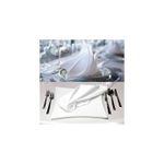 6pcs washable white cotton dinner table cloth napkins