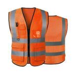 Orange Executive Unisex Reflector Vest