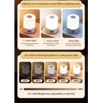 product_image_name-Generic-LED Night Lamp with Digital Clock – Modern Bedside Soft Ambient Lighting for Bedroom, Office & Study-3