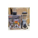 REKI  Heavy duty 2 in 1 Blender Mixer, Grinder IceCrusher with 500W CopperMotor, 1.5L Glass Jar,Stainless Steel 6 Blade Ice Crusher, 0.5L Grinder Jar, 5 Speed