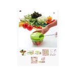 product_image_name-Generic-Manual Spin Cutter Food Chopper ,Easy Pull Food Processor Vegetable Chopper/Salad/Garlics For Salsa/Pesto/Onions(450ml)-1