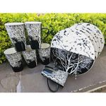 Tree mugs Ceramic Plate And Mug Set Tree Mugs 6pcs Plates 6pcs