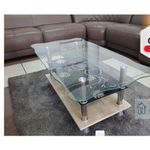 Executive glass coffee table