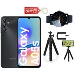 product_image_name-Samsung- Galaxy A05s, 6.7" DISPLAY, 64GB ROM + 4GB RAM (Dual SIM) 50MP, 5000mAh - Black + Watch & Tripod stand-1