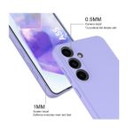 product_image_name-Generic-Samsung Galaxy A55 Soft Silicone Back Cover Case, Protective Shockproof Ultra-Thin Anti-Scratch Anti-Fingerprint Phone Cover, Purple-2