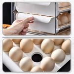product_image_name-Generic-32 Grid Egg Tray Holder Double-Layer Fridge Drawer Storage-2