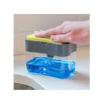 Kitchen Dishwasher Brush Press Liquid Soap Pump Box Soap Dispenser With Washing Sponge