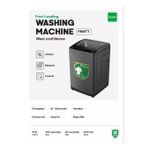 Syinix 8kg Top Load Automatic Washing Machine - Energy Efficient, 10 Wash Programs
