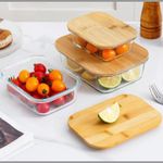 product_image_name-Generic-3 pcs glass  bowls container with bamboo lid-2