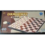 Family Magnetic Draught Board Riddle Game