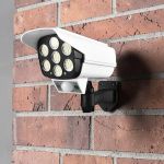 Inbuilt Motion Sensor Solar Powered Bright LEDs Dummy Fake Cctv Camera Motion Sensor Solar Light