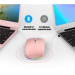 product_image_name-HP-Wireless Bluetooth + 2.4G Dual-Mode Mouse – Connect 2 Devices Simultaneously, Rechargeable, Silent Click, RGB Light, Ergonomic Design-8
