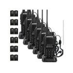 Baofeng V-82 10km Good Quality Walkie Talkie Radio Calls-6 Pieces With Earphones