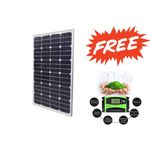Solarmax 50Watts Solar Panel All Weather Solar Panel + Free 10A Solar Charge Controller 