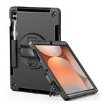 Samsung tab S7 plus Pisen Rugged Protective Back cover with Adjustable Hand strap 