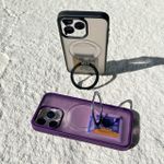 product_image_name-Apple-Matte Clear Magnetic Case with Free Camera Lens Protector for iPhone 12 Pro Max – MagSafe Compatible - Brown-5