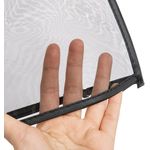 product_image_name-Generic-2 Pcs Wig Cover Storage for Protecting Wigs on Mannequin Wig Head from Dirt and Dust (Black, Large Size)-5