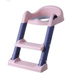 product_image_name-Generic-KIDS TRAINING POTTY TOILET SEAT ADJUSTABLE FOLDABLE POTTY TRAINER - PINK-2